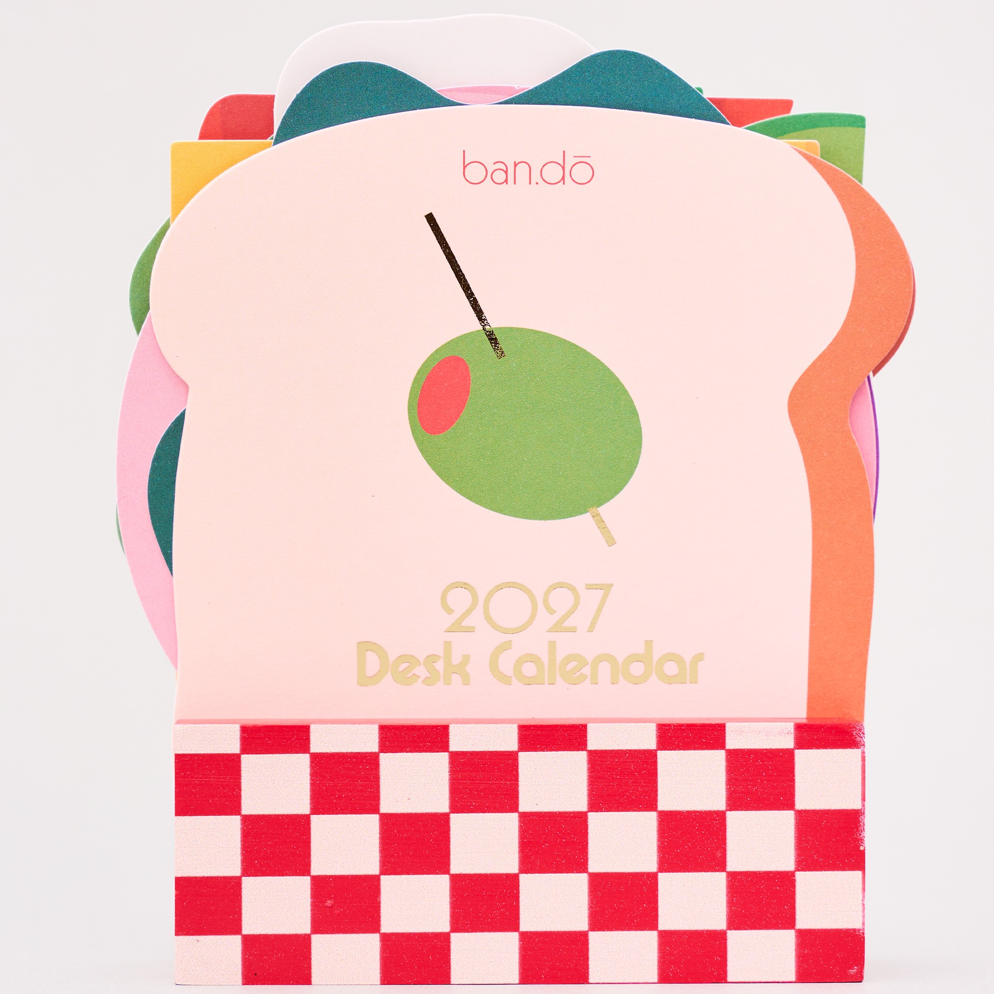 ban.do Mini Desktop Calendar - Sandwich