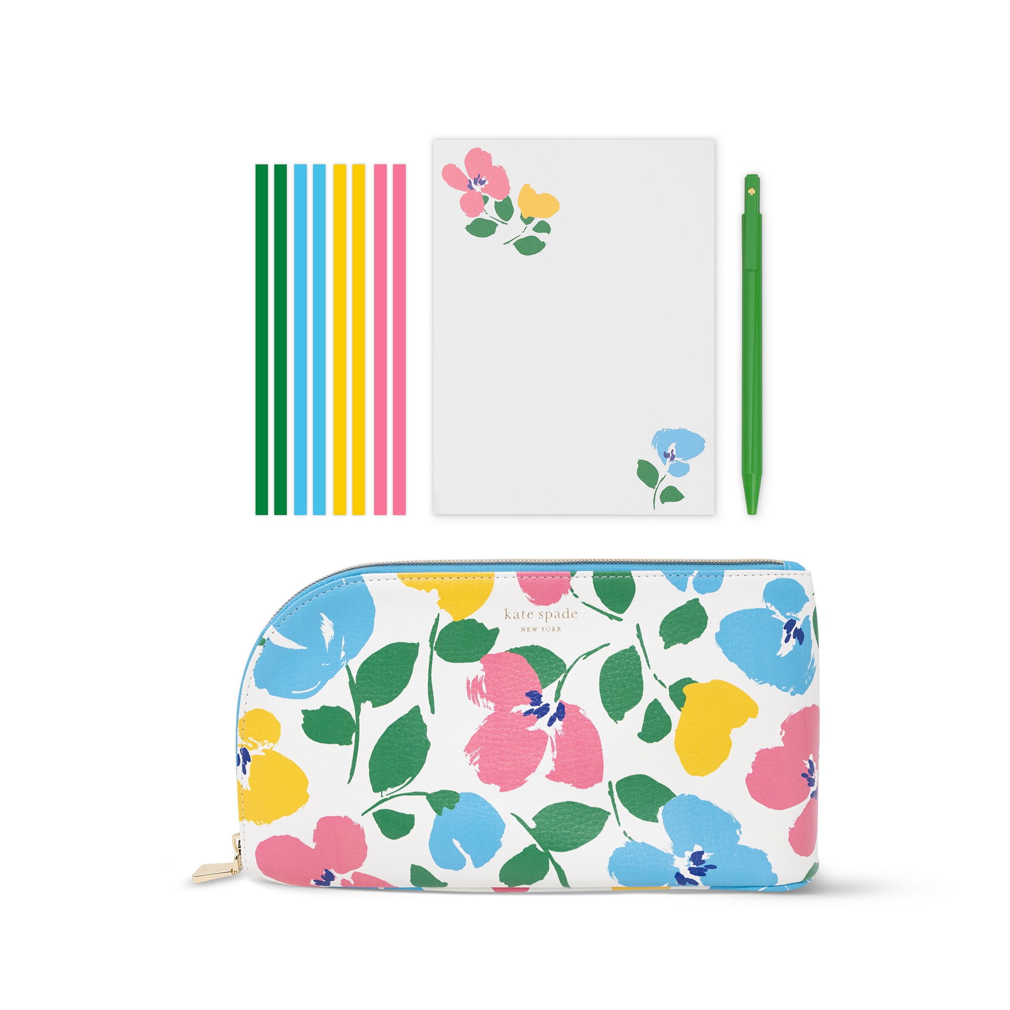 kate spade new york Desk Essentials Pouch - Painterly Bouquet
