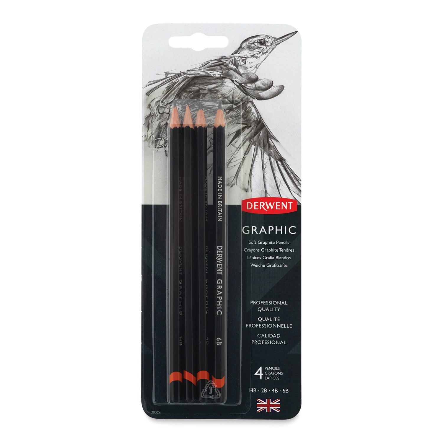 Derwent Graphic 4-Pencil Sketching Set