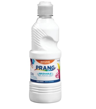 Prang Washable Ready-to-Use Tempera Paint, 16oz., White