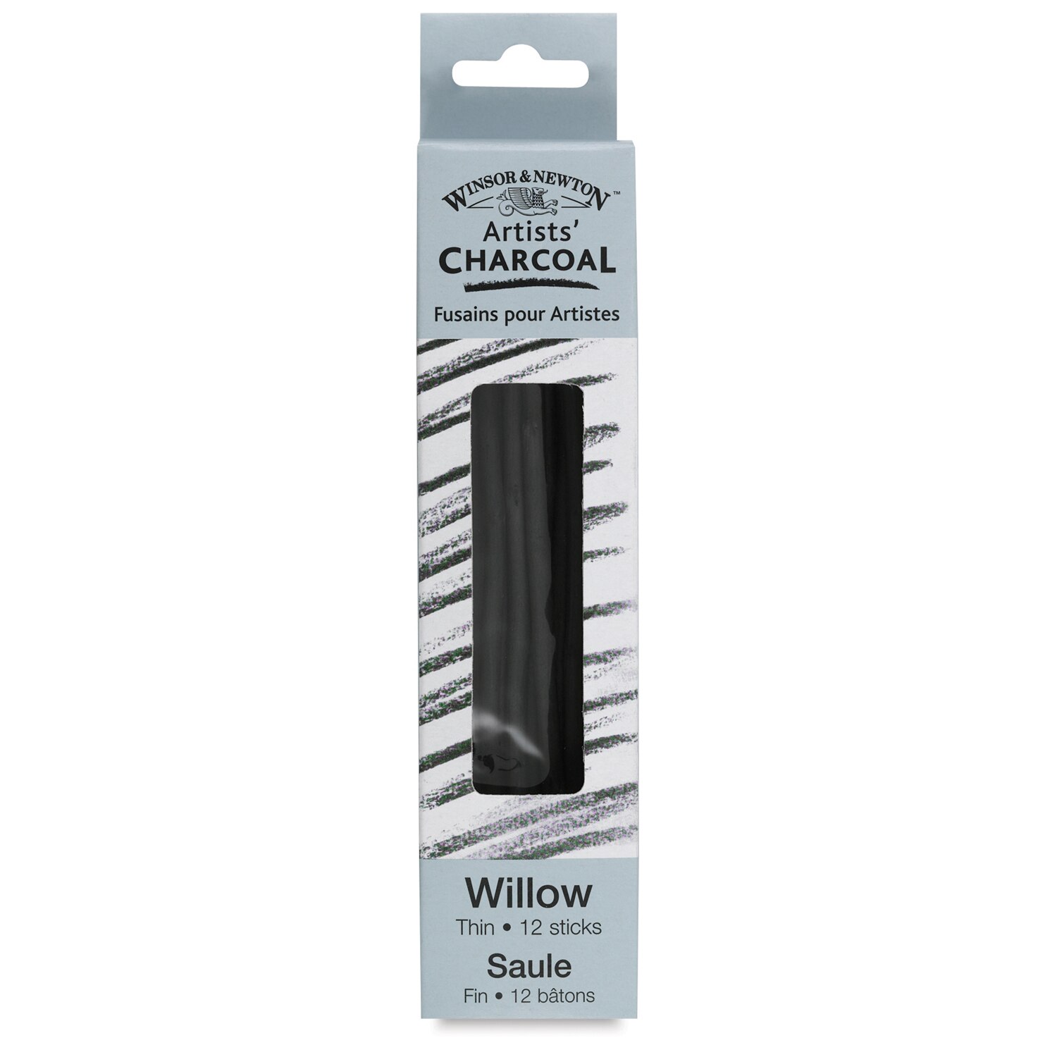 Winsor & Newton Charcoal Sticks, Willow Charcoal, Thin
