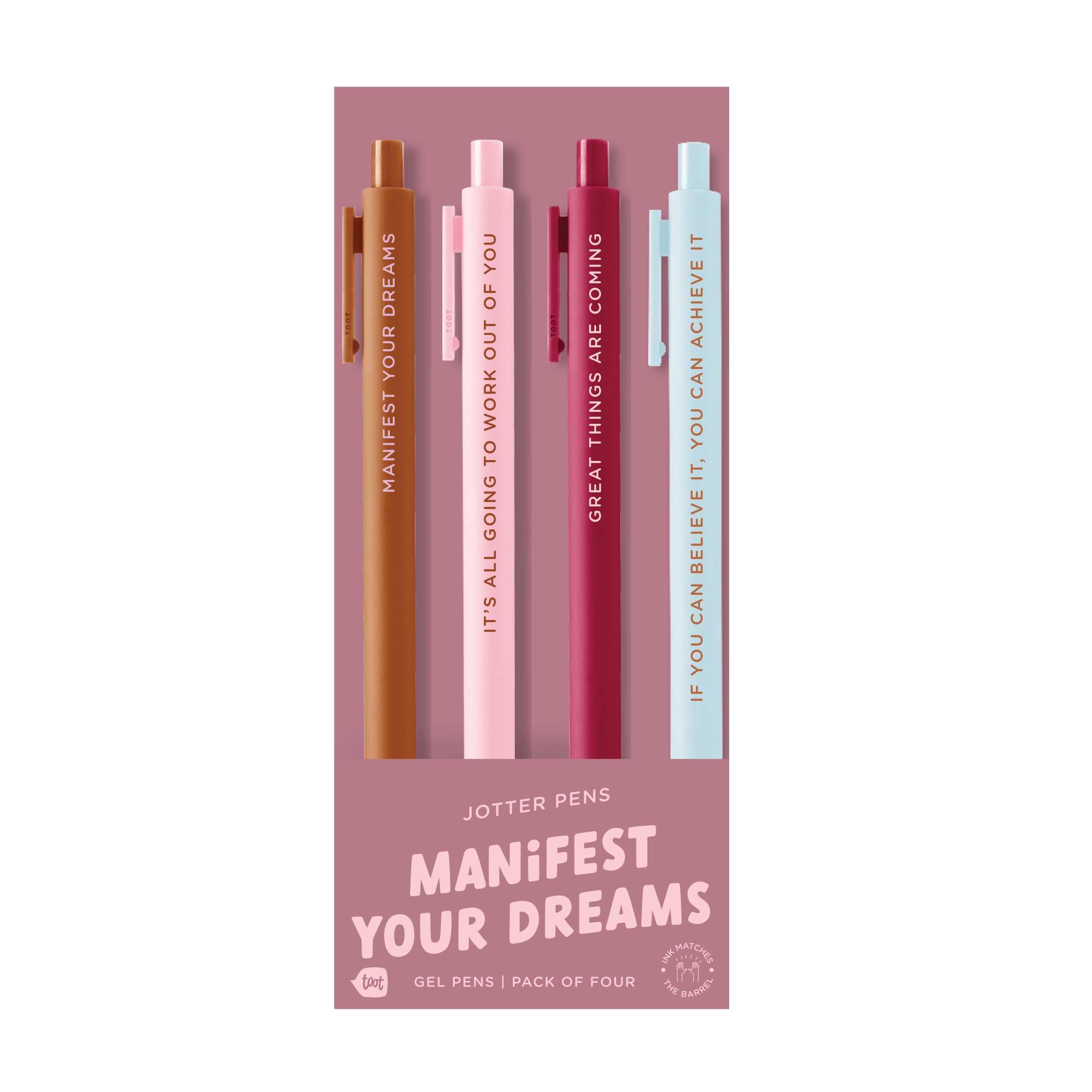 Jotter Sets 4 Pack - Manifest Your Dreams