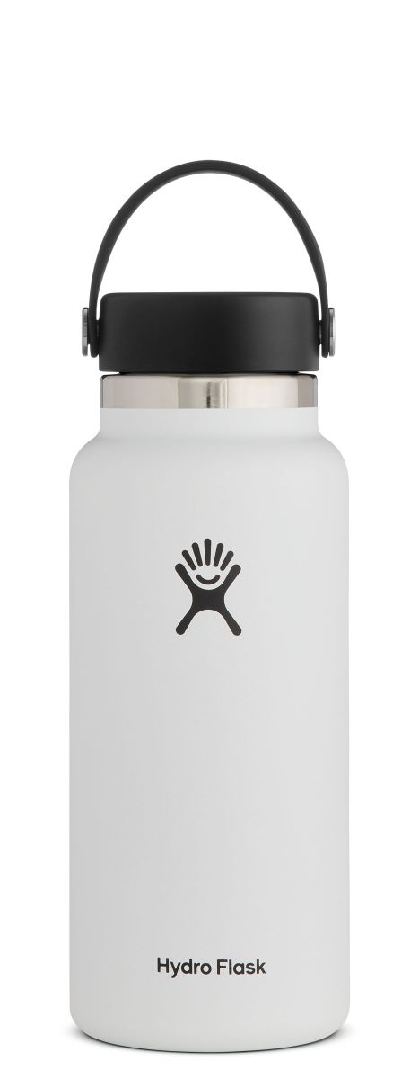 Hydro Flask 32 oz. Wide Mouth with Flex Cap White