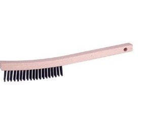 Stainless Steel Curved Handle Scratch Brush