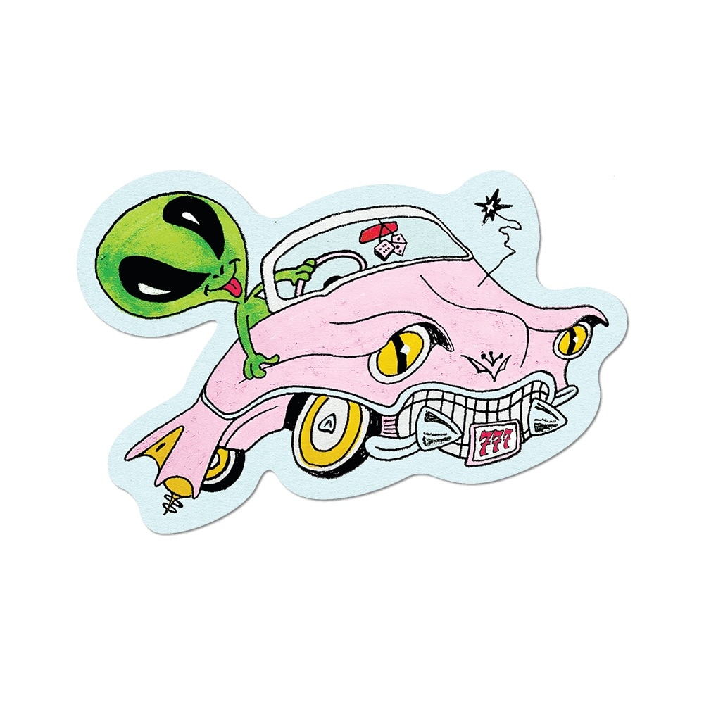 Cosmic Cruiser Die Cut Sticker