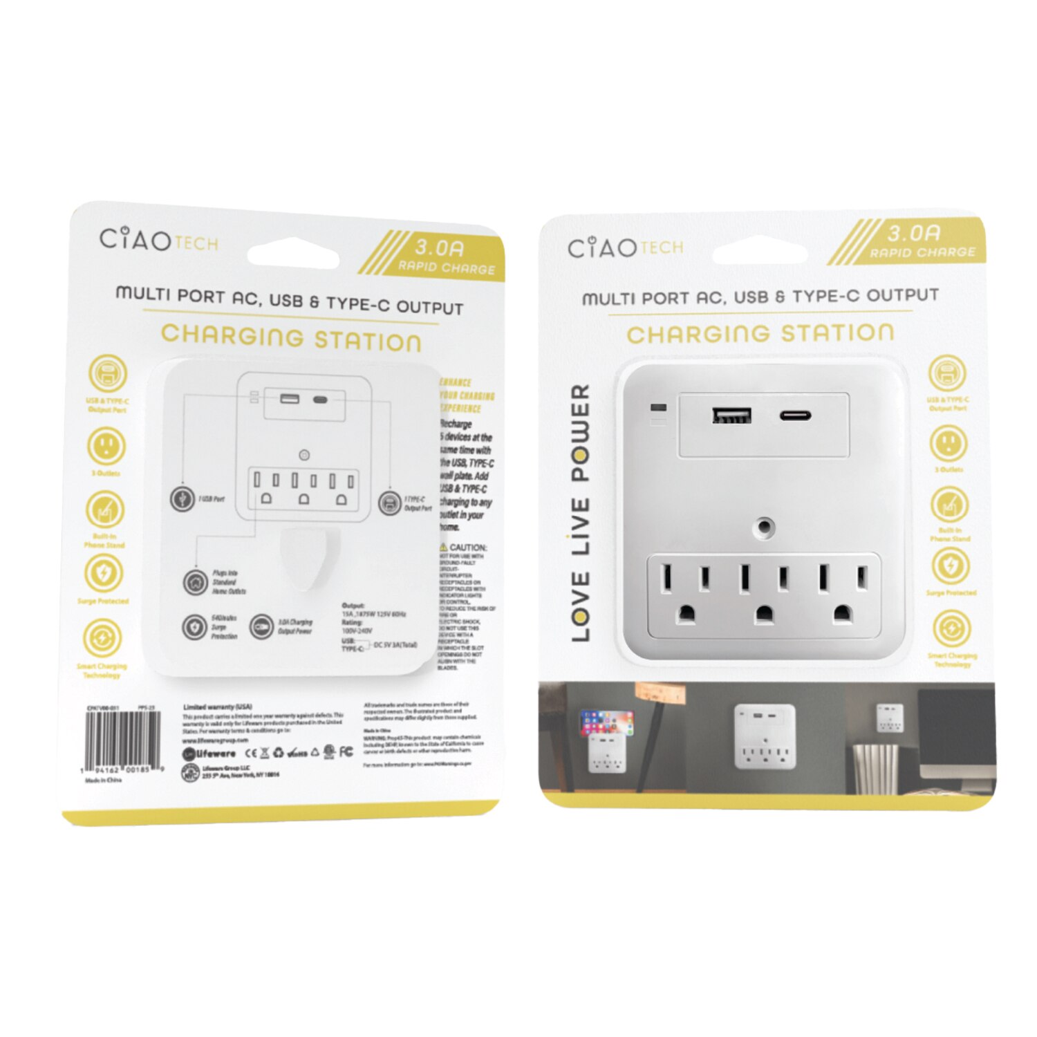 Multiport Charging Wall Adapter