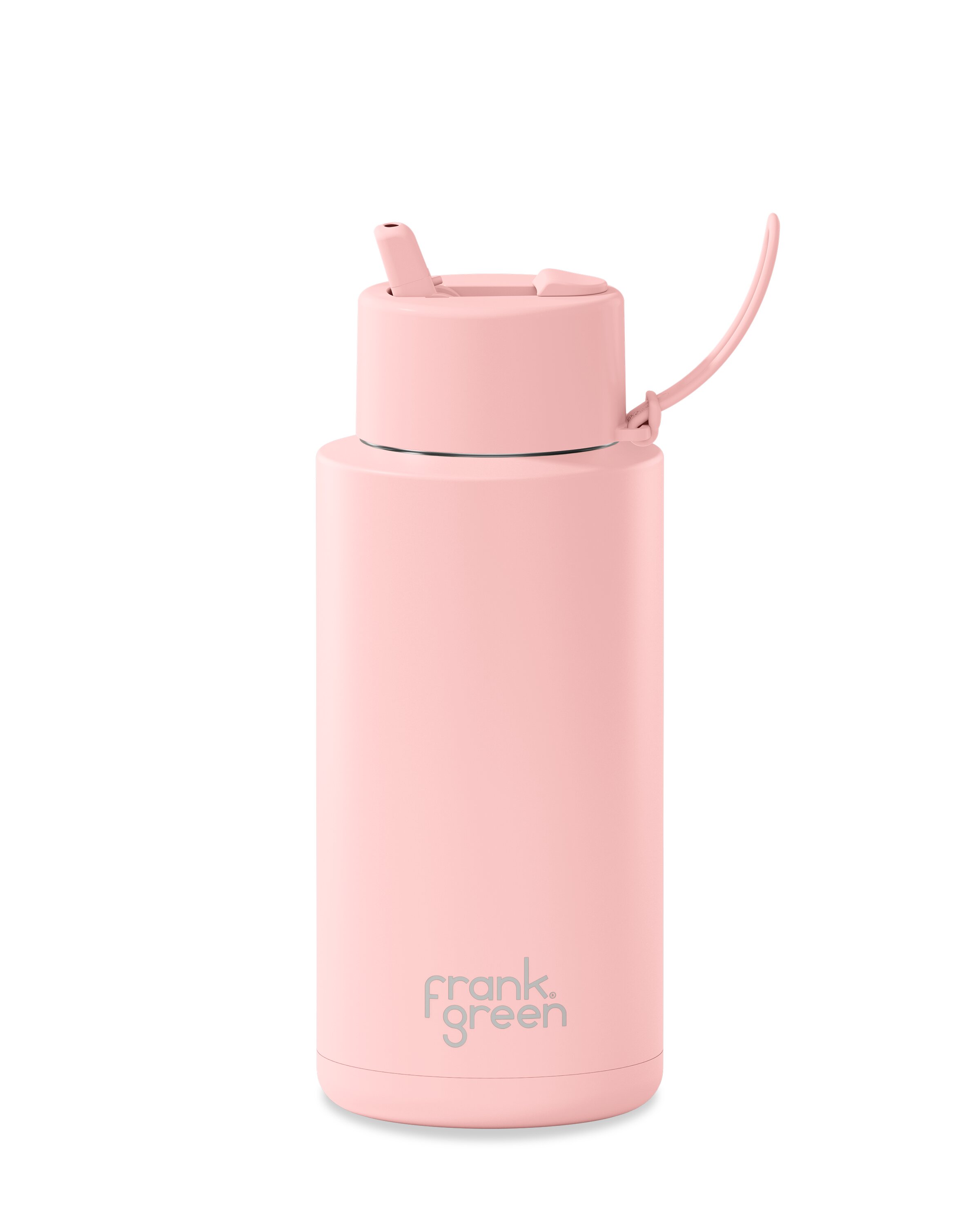 frank green 34oz Reusable Bottle - Flip Straw Lid