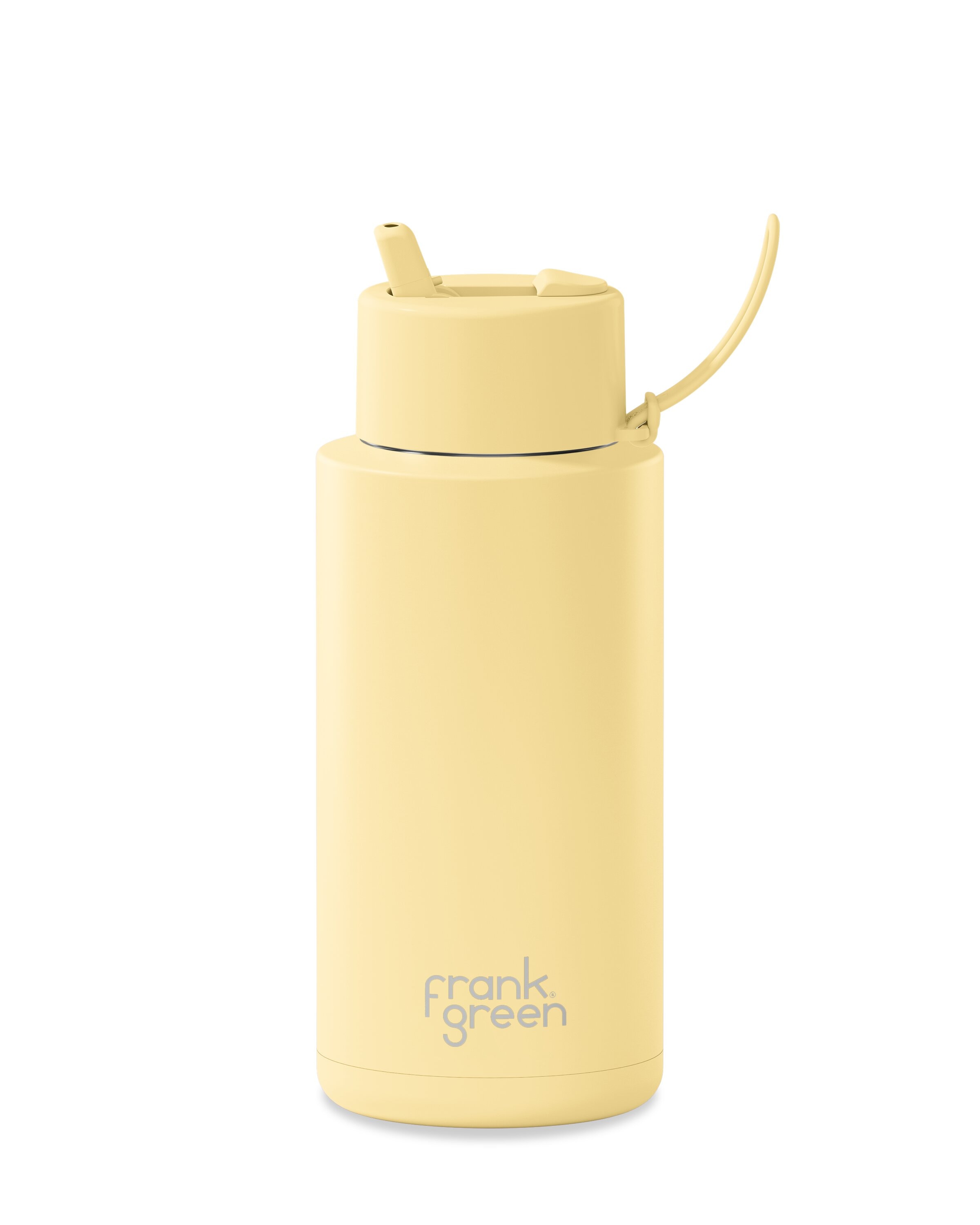 frank green 34oz Reusable Bottle - Flip Straw Lid