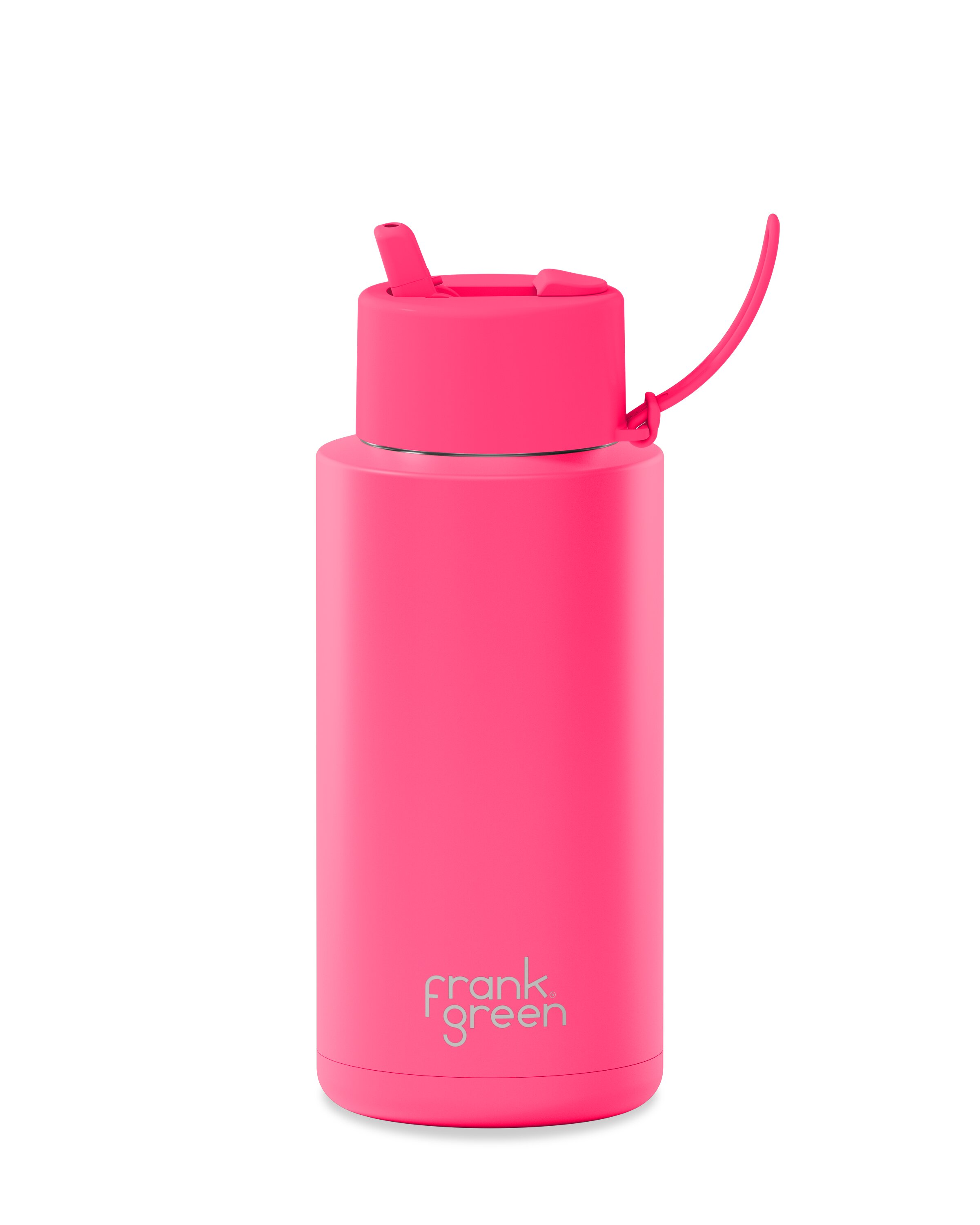 frank green 34oz Reusable Bottle - Flip Straw Lid