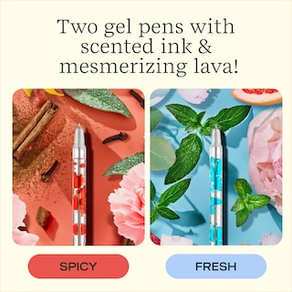 Lifelines Scented Lava Pen Set- 2-pack - Blue/ Green