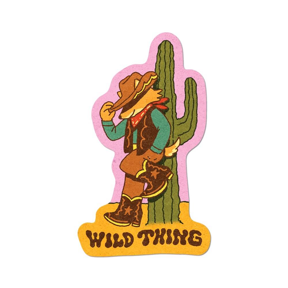 Wild Thing Die Cut Sticker