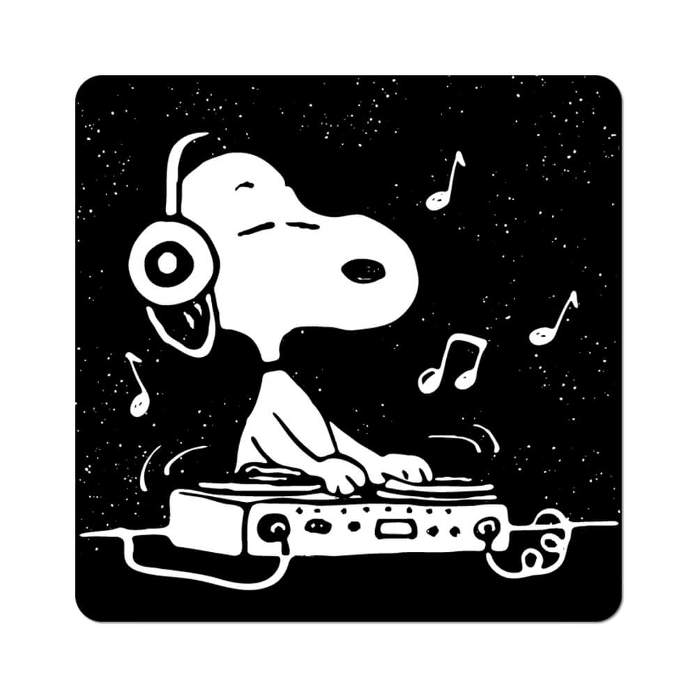 DJ Snoopy Die Cut Sticker