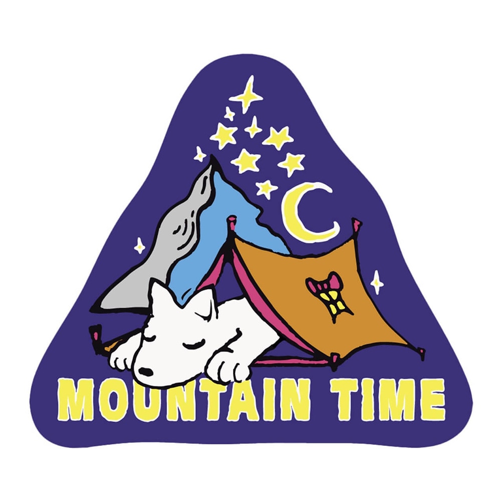 Mountain Time Die Cut Sticker