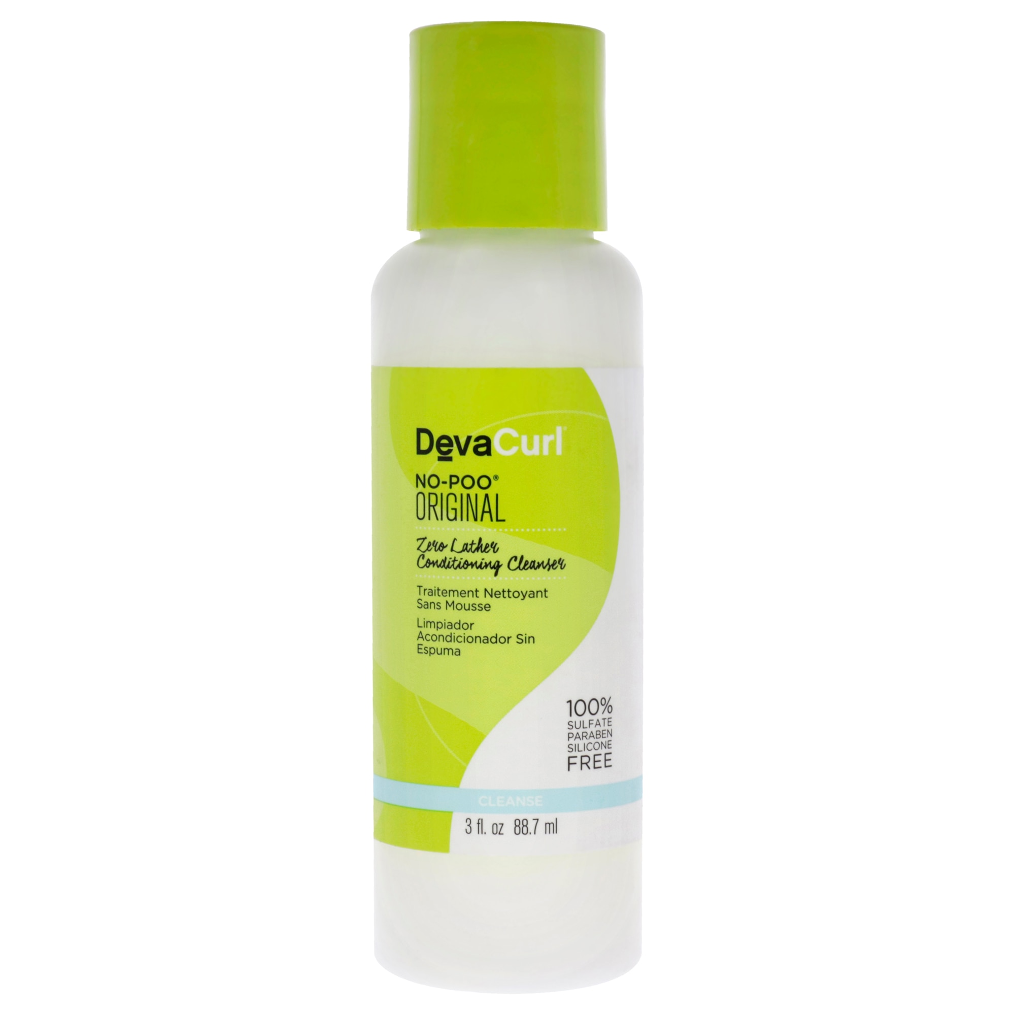 DevaCurl No-Poo Zero Lather Conditioning Cleanser - DevaCurl- 3 oz