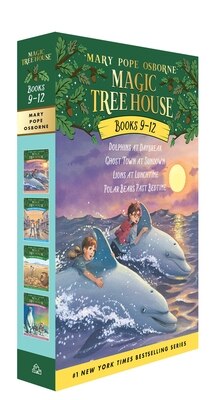 Magic Tree House Volumes 9-12 Boxed Set: Dolphins at Daybreak Ghost Town at Sundown Lions at Lunchtime Polar Bears Past Bedtime