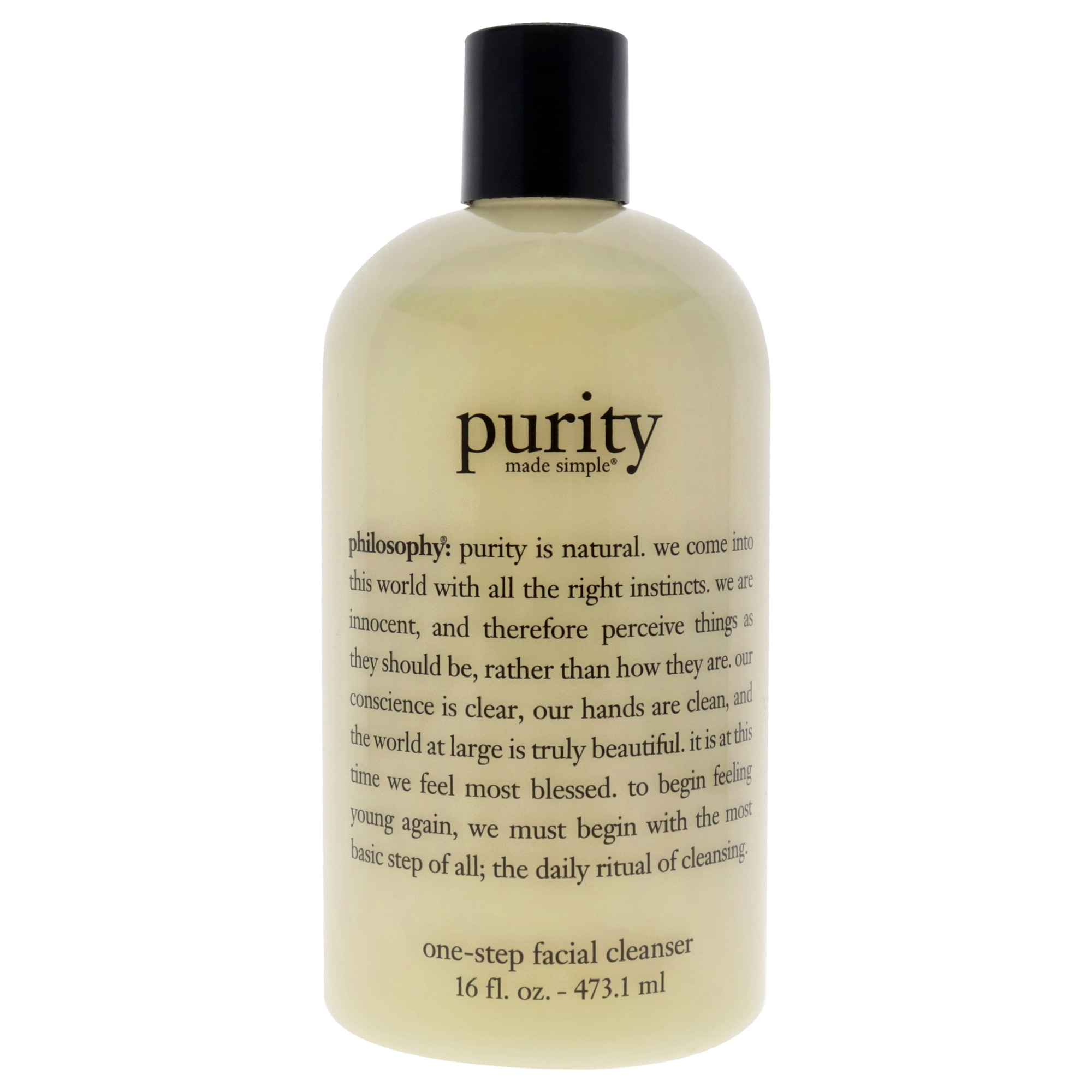 Purity Made Simple One-Step Facial Cleanser - Philosophy- 16 oz