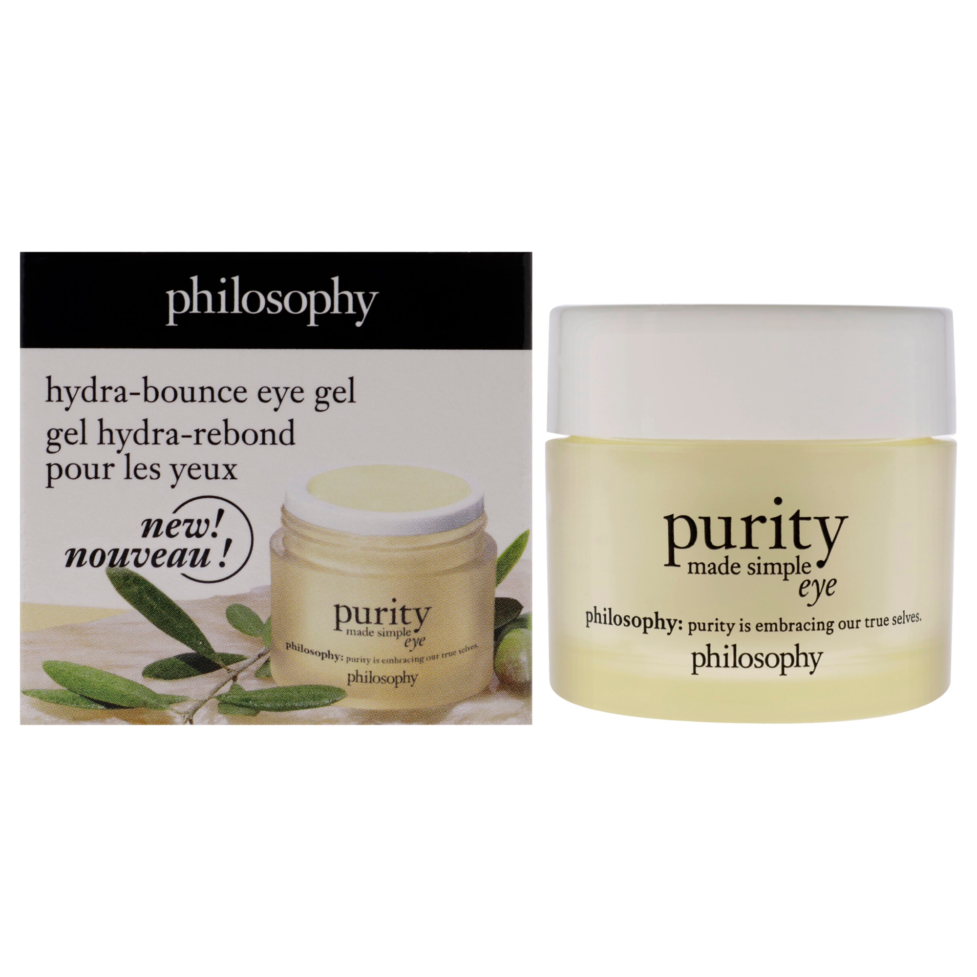 Purity Made Simple Eye Gel - Philosophy- 0.5 oz