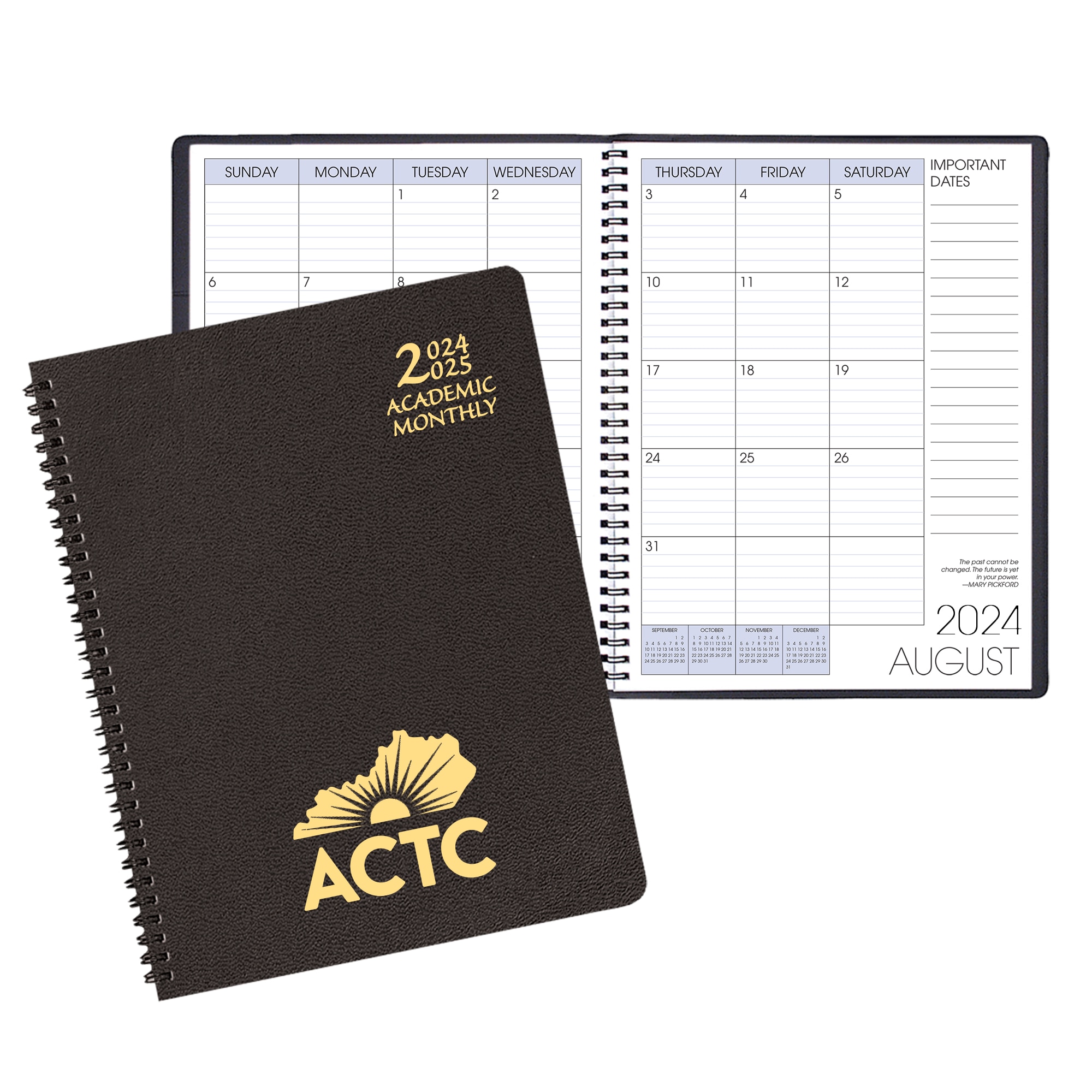 Payne 24-25 Imprinted Academic Monthly Planner  8.5"x11"