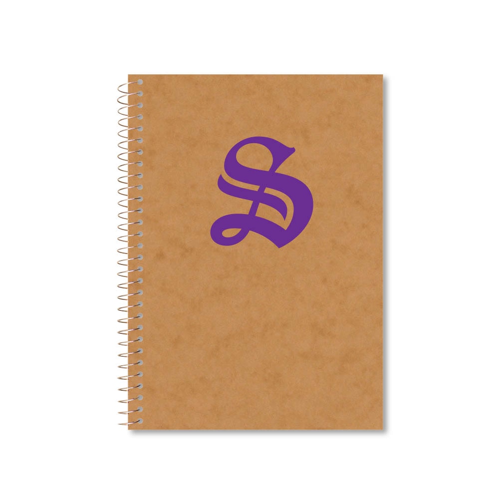 Roaring Premium 3 Subject 9.5 x 6.5 Notebook, College Ruled 20lb Paper, Pressboard Foil Cover
