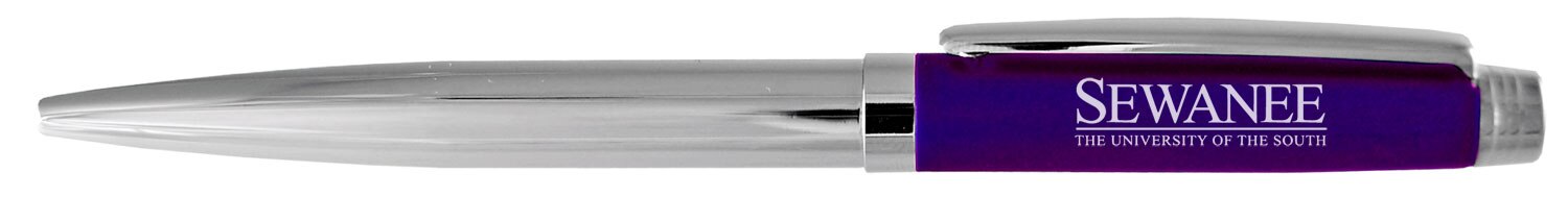 Slim Chrome & Color Ballpoint Pen