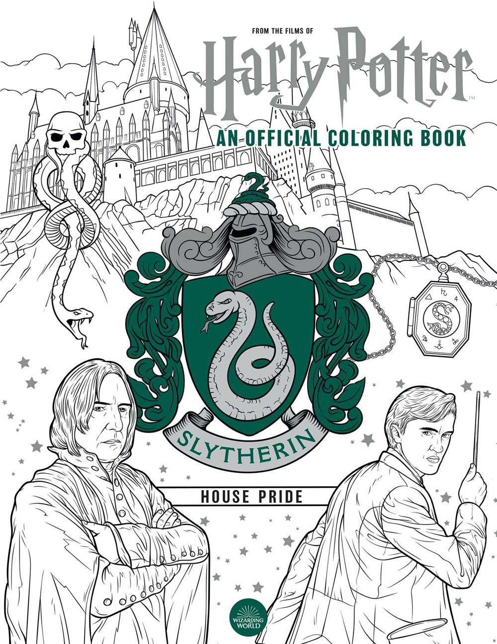 Harry Potter: Slytherin House Pride: The Official Coloring Book: (Gifts Books for Harry Potter Fans  Adult Coloring Books)