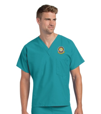 B&N #130 Austin  Unisex Landau V-Neck Scrub Top