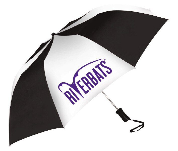 "The Sport" 2-Tone Emblematic Umbrella Automatic Folding 48" Coverage