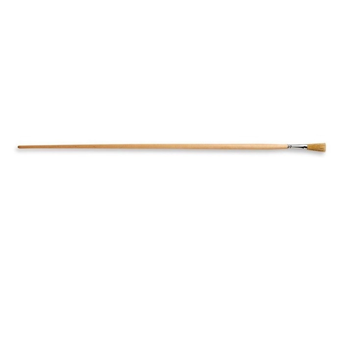Dynasty Red-Letter White Bristle Brush-Scenic Fitch, Long Handle, Size 1/2