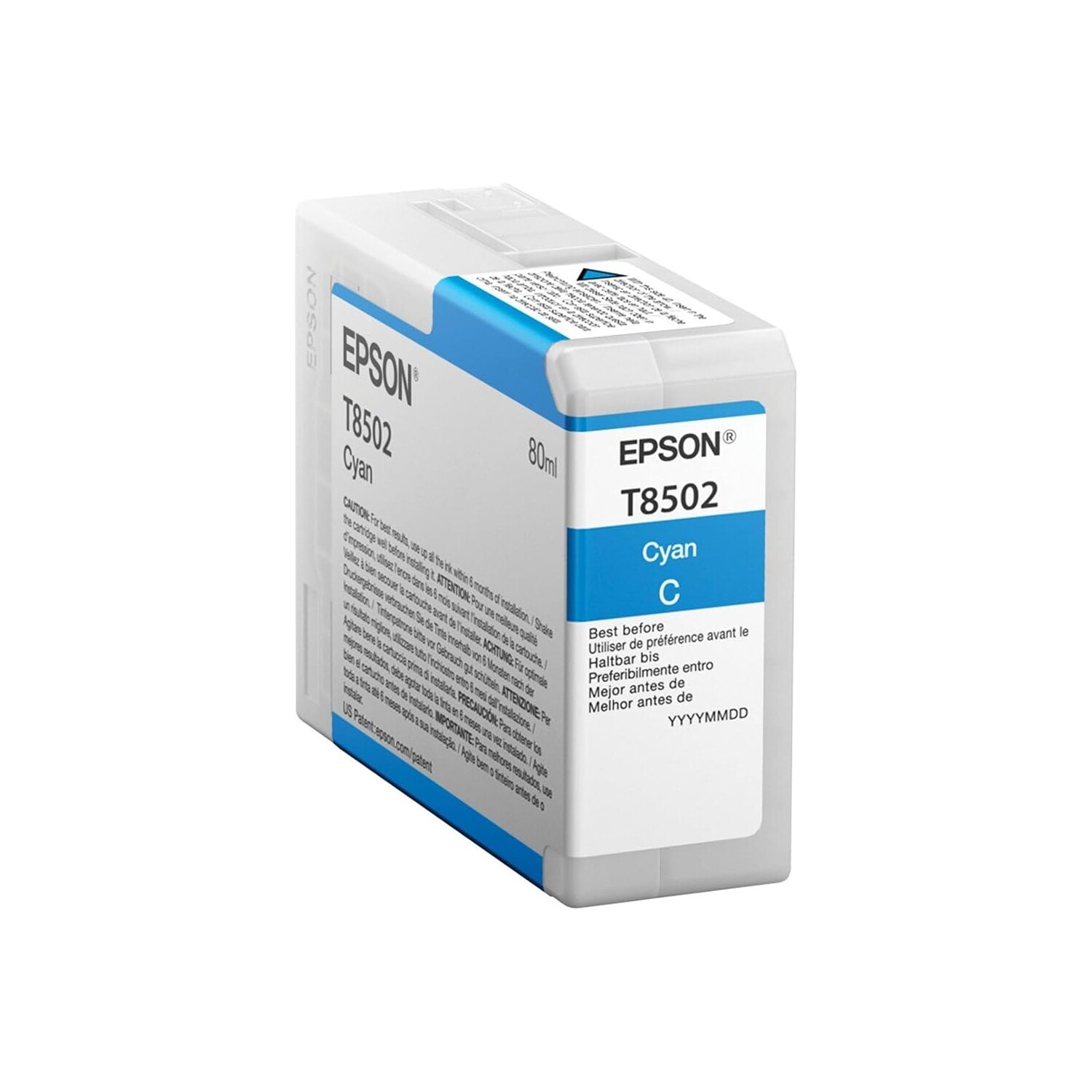 Epson T850 UltraChrome HD 80ml Ink Cartridge for P800 - Cyan