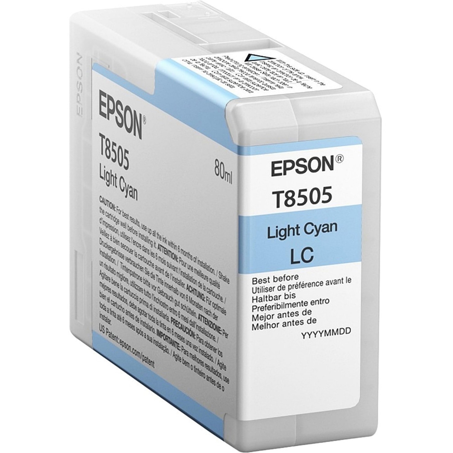 Epson T850 UltraChrome HD 80ml Ink Cartridge for P800 - Light Cyan