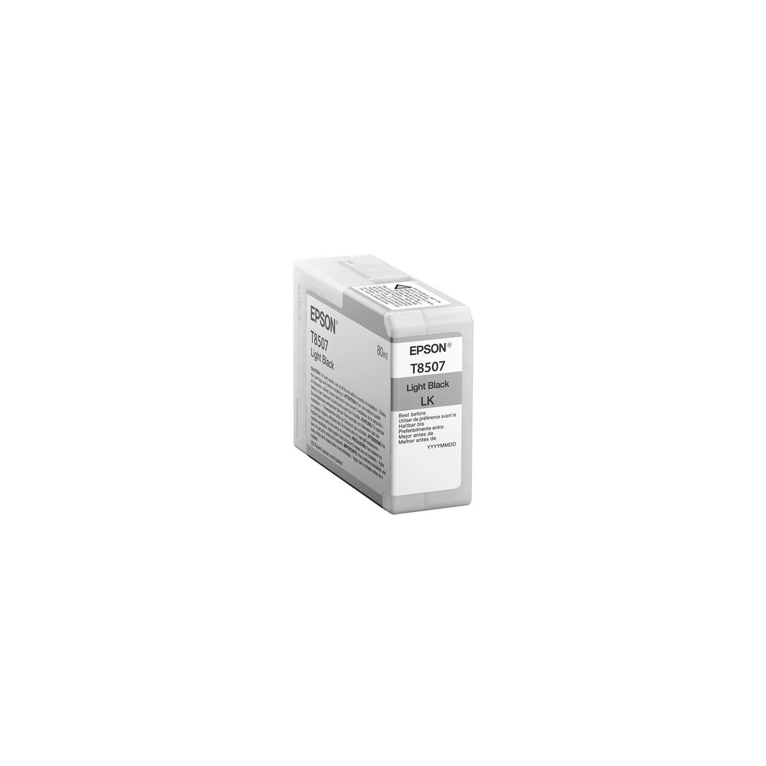 Epson T850 UltraChrome HD 80ml Ink Cartridge for P800 - Light Black