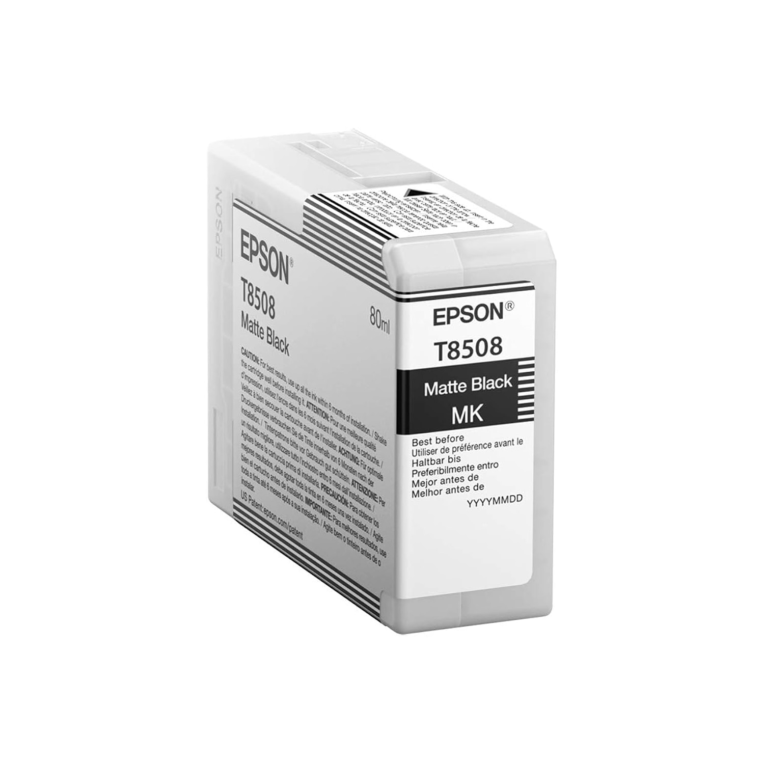 Epson T850 UltraChrome HD 80ml Ink Cartridge for P800 - Matte Black