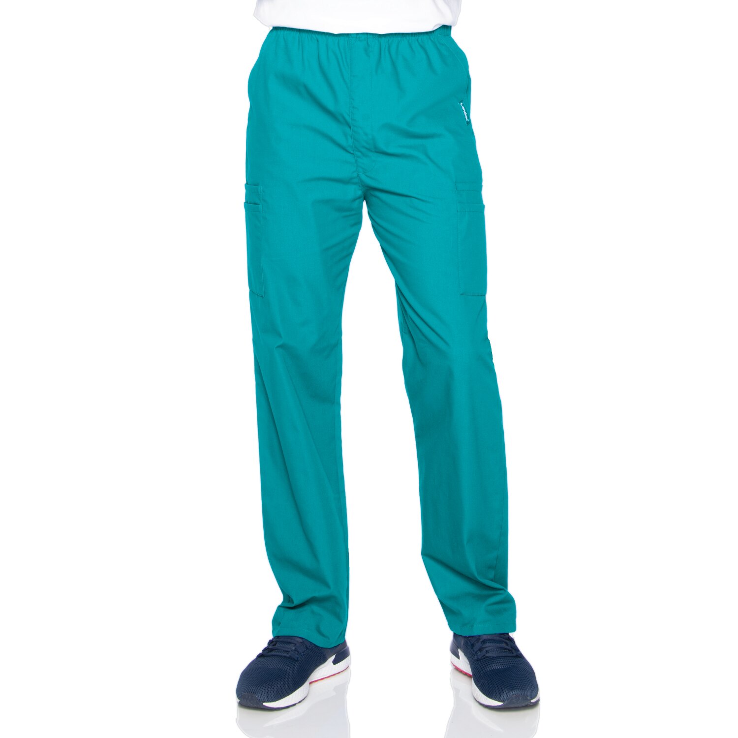 Landau Essentials Men's Straight-Leg Cargo Scrub Pants