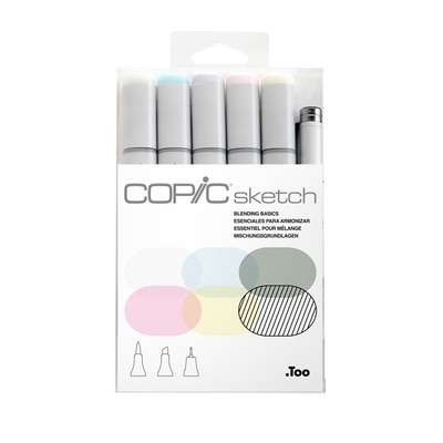 Copic(R) Sketch Marker Set, Blending Basics