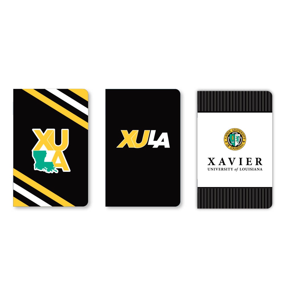 Set of 3 School Spirit Pocket Sized Mini Notebooks