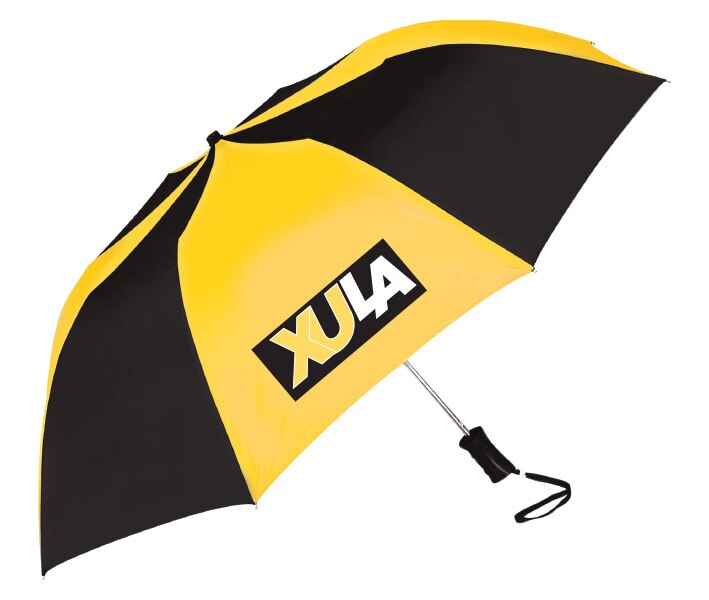 Xavier Mus "The Sport" 2-Tone Emblematic Umbrella Automatic Folding 48" Coverage
