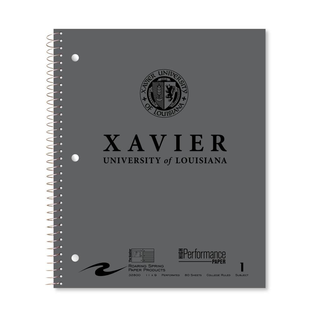 Roaring Premium 1 Subject Notebook, 8.5x11 College Ruled 20lb Paper, Pressboard Foil Cover