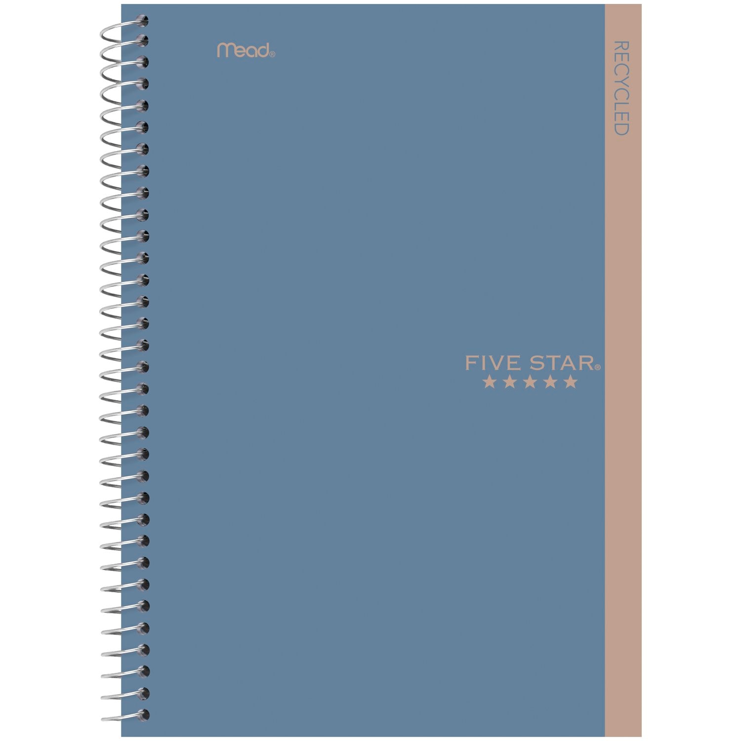 Five Star 3 Subject Recycled Notebook - Blue
