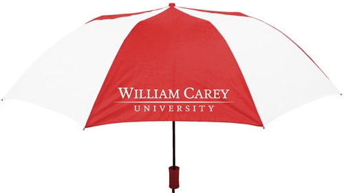 "The Sport" 2-Tone Emblematic Umbrella Automatic Folding 48" Coverage