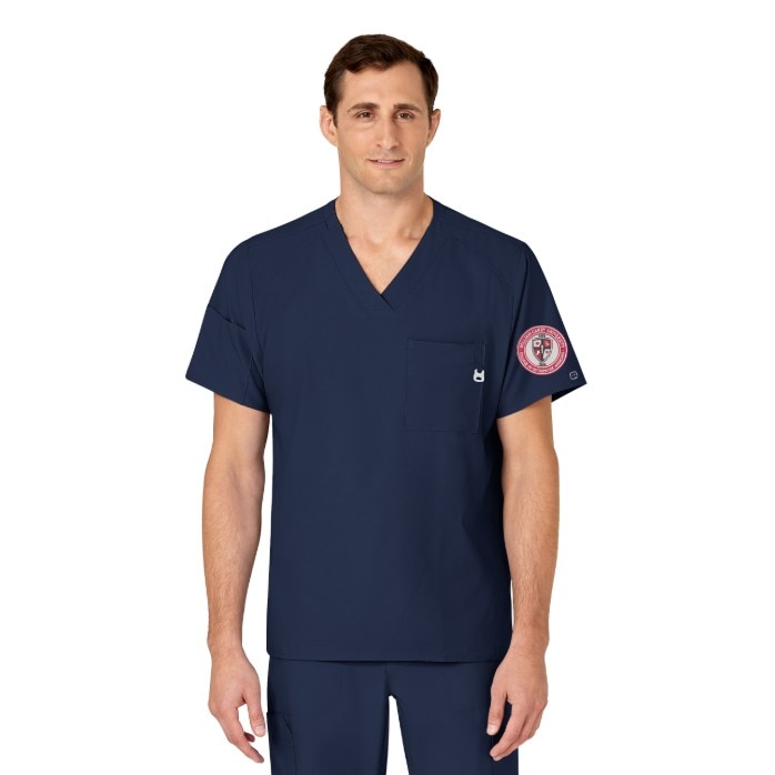 Wink W123 Men's V-Neck Top, 6355WC1