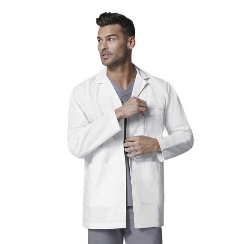 WC5 Men's Consultation Coat White WHITE