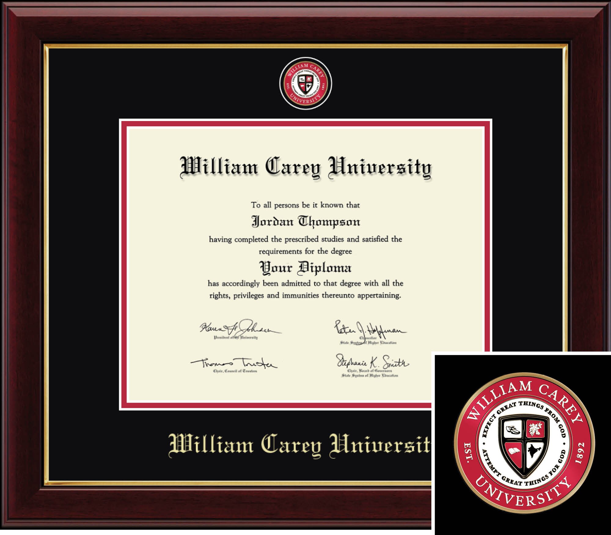 Church Hill Classics Masterpiece 8.5x11 Cherry Diploma Frame