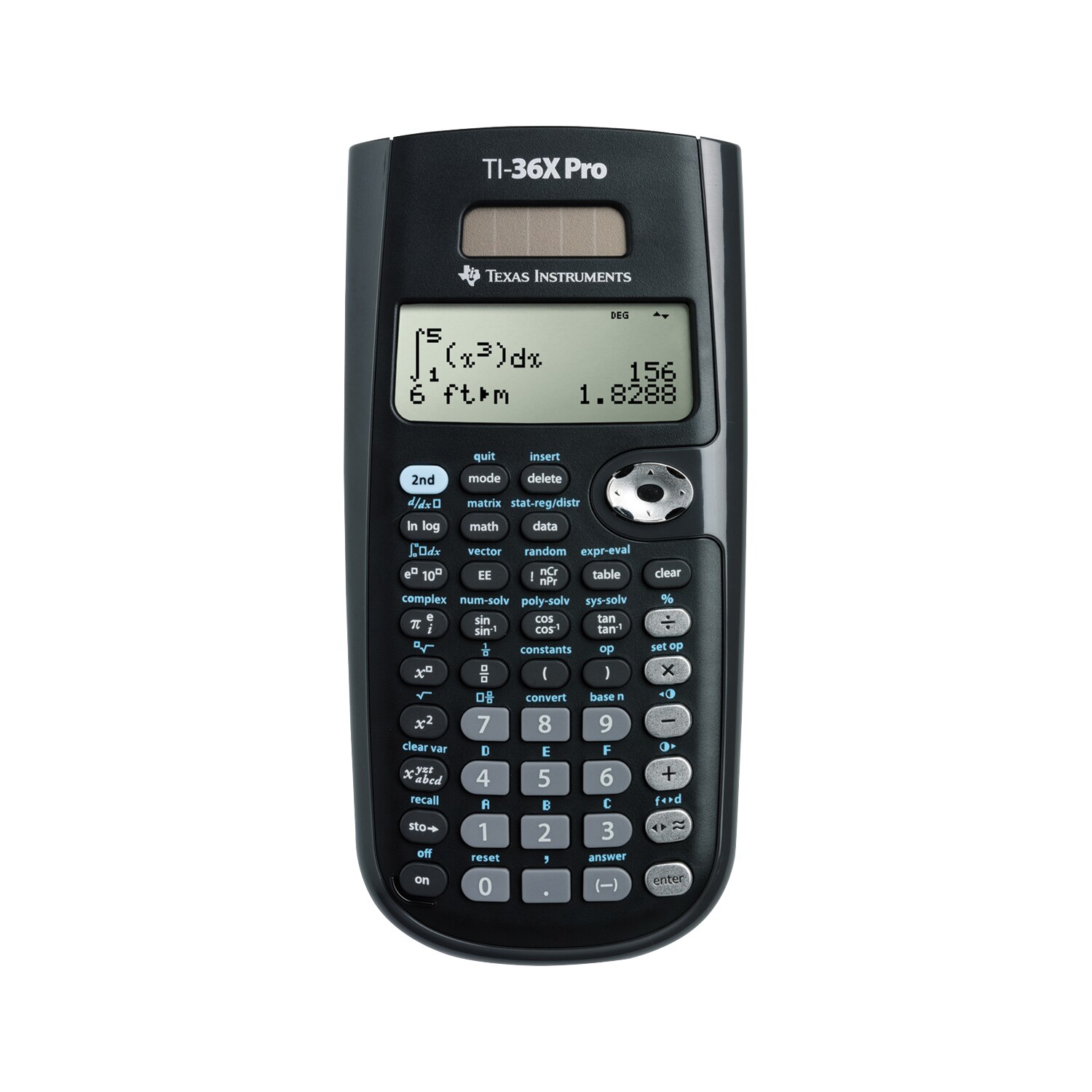 Texas Instruments TI-36X Pro is TIs latest and most advanced scientific calculator features a high-quality MultiView display and MathPrint capability. Enhanced math functionality makes it ideal for computer science and engineering courses.