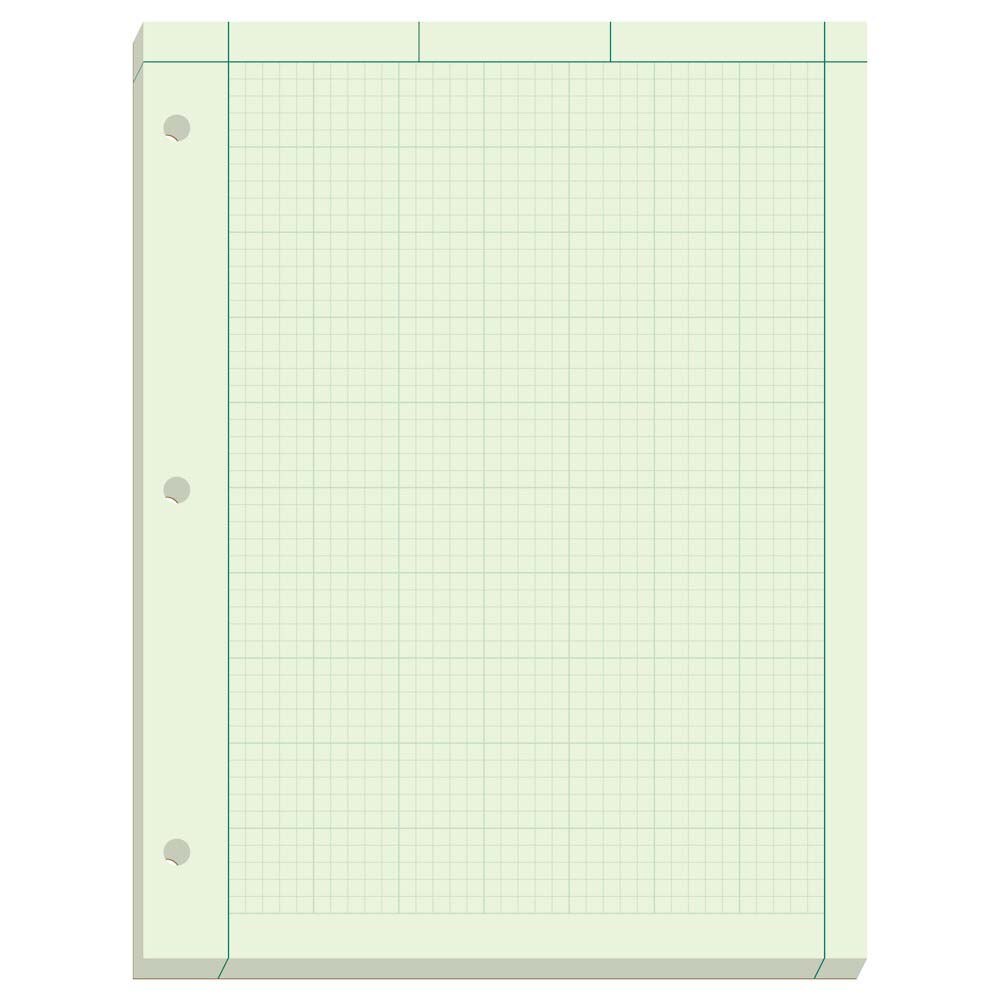 Ampad Computation Book Engineering Pad 5 Square Green