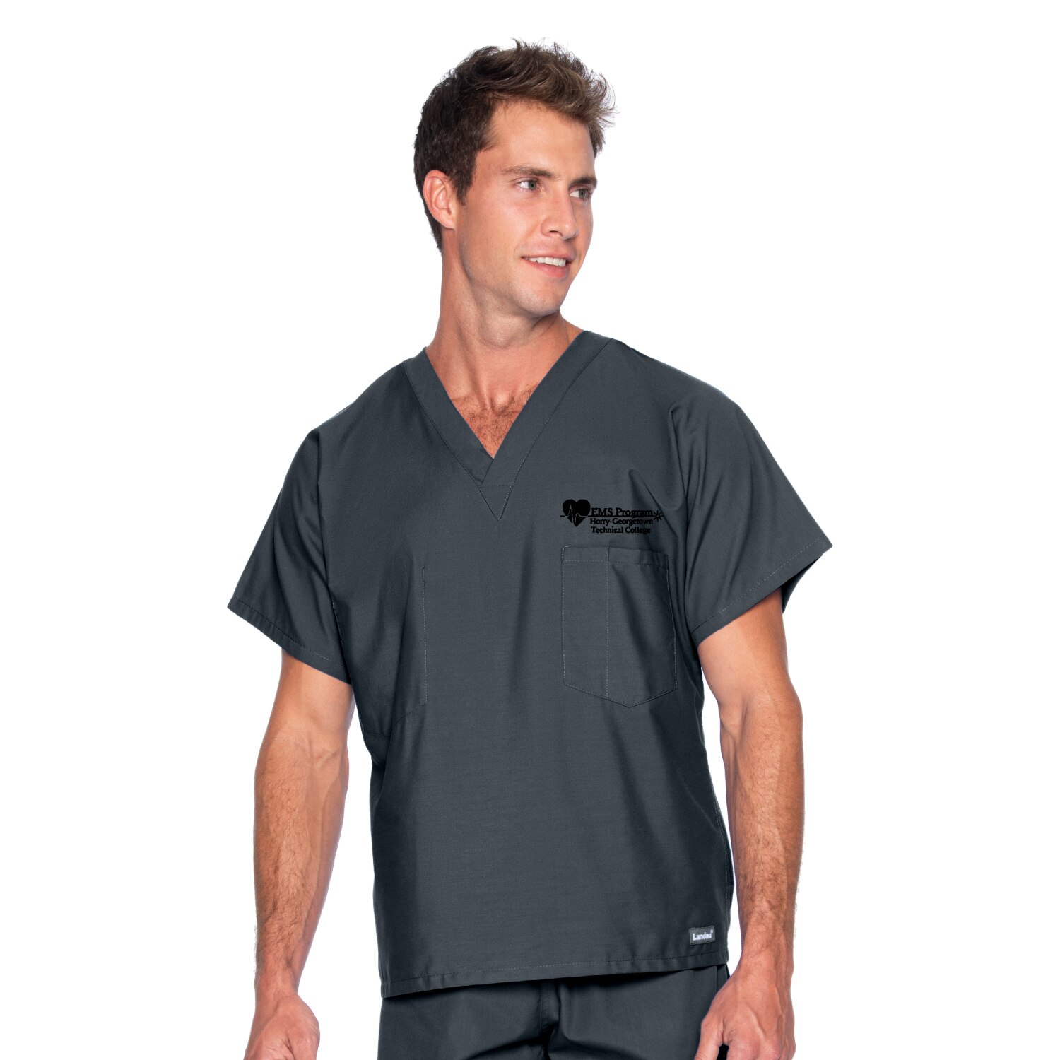 Horry Grand Unisex Landau V-Neck Scrub Top