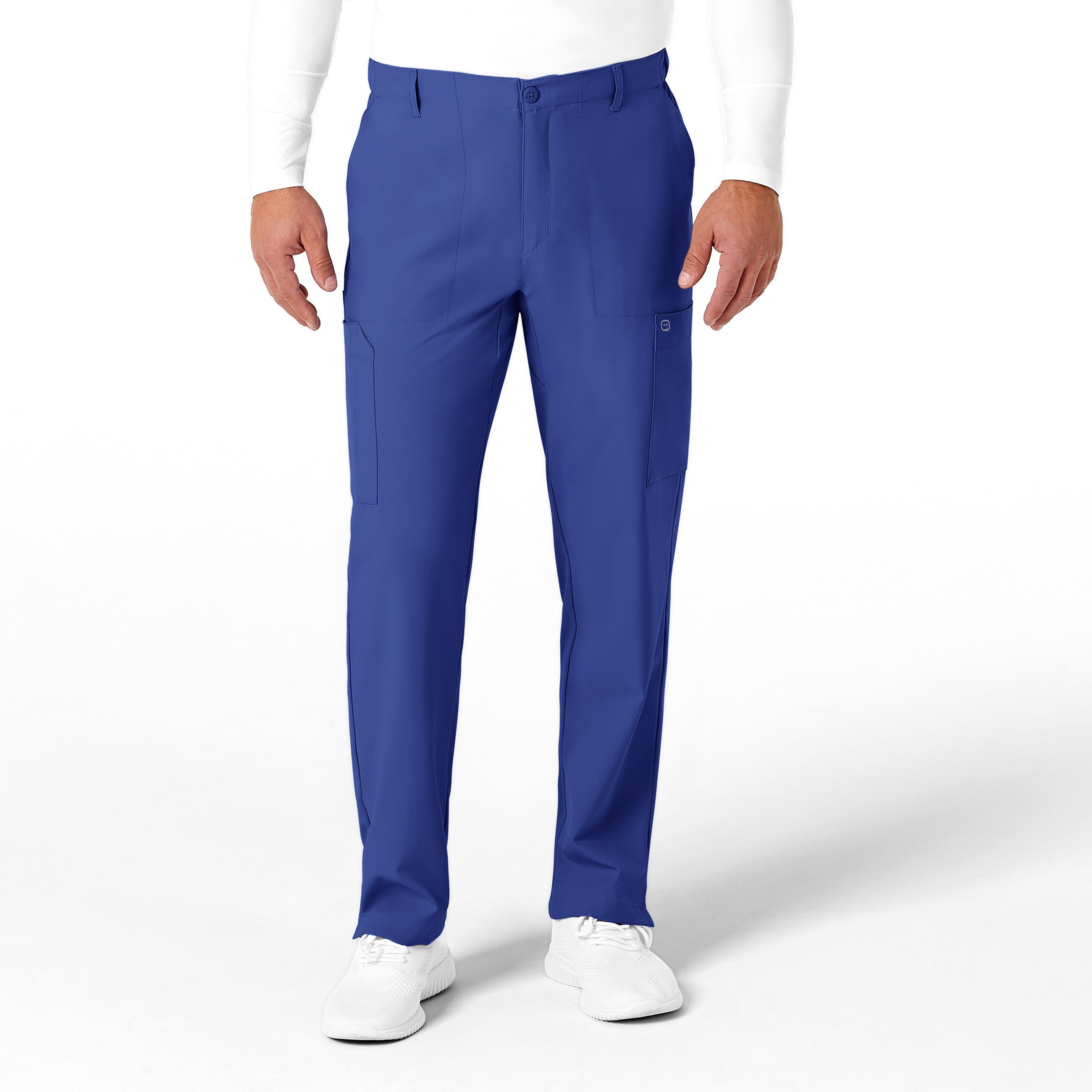 WonderWink W123 Men's Flat Front Cargo Scrub Pant, 5355