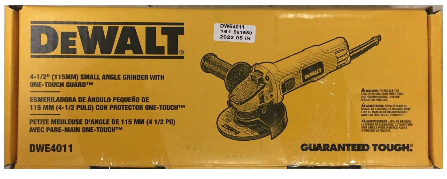 Grinder DeWalt dwe4 011