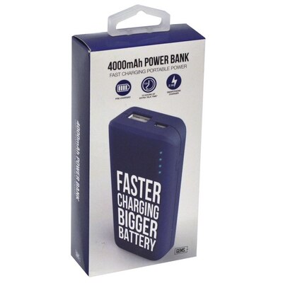 GEMS Rapid Charge Powerbank Blue
