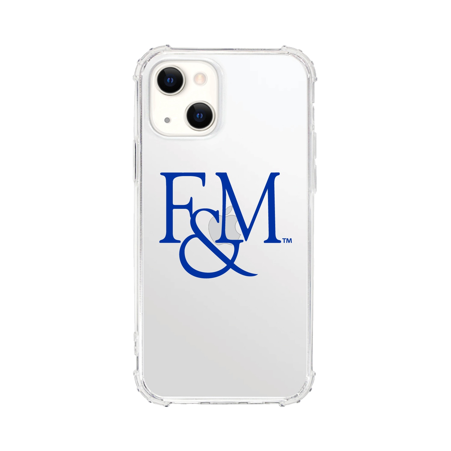 Franklin & Marshall College- Clear Tough Edge Phone Case, Classic - iPhone 15