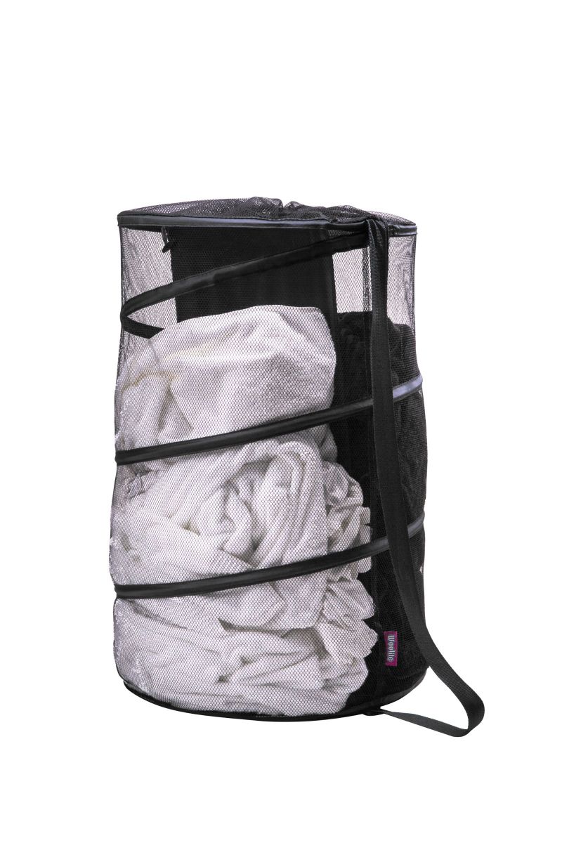 Woolite Sanitized Large Mesh Pop-Up Hamper with Divider